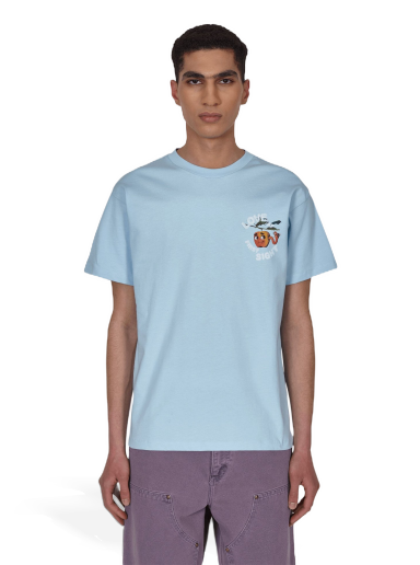Majica kratkih rukava Sky High Farm Love At First Sight T-Shirt Tirkiz | SHF01T003 1