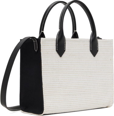 Tote bag Balmain Balmain B-Army Small Raffia Tote Crna | EN0FE900TCRB, 2