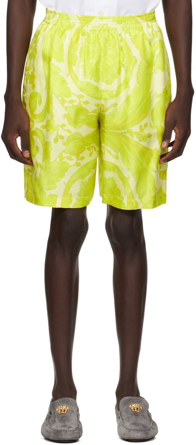 Kratke hlače Versace Barocco Shorts Žuta | 1002476_1A09582