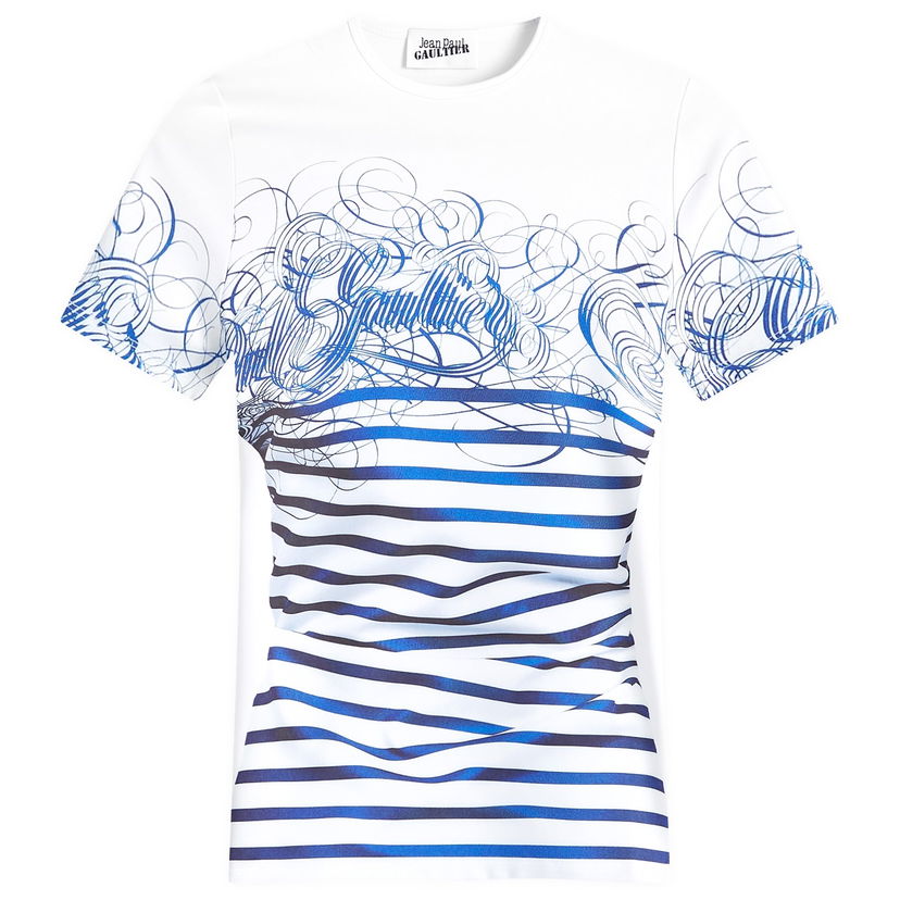 Majica kratkih rukava Jean Paul Gaultier Signature Graphic T-Shirt Bijela | 2430FTS089J5550159