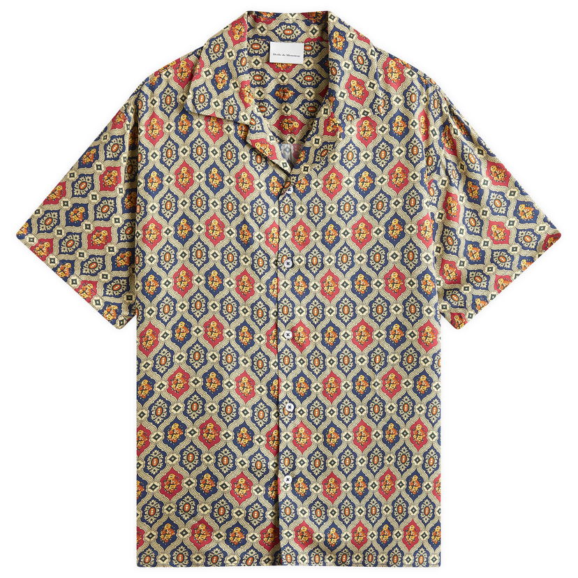 Košulja Drôle de Monsieur Tile Print Vacation Shirt Plava | F-SH198-VI015-NY