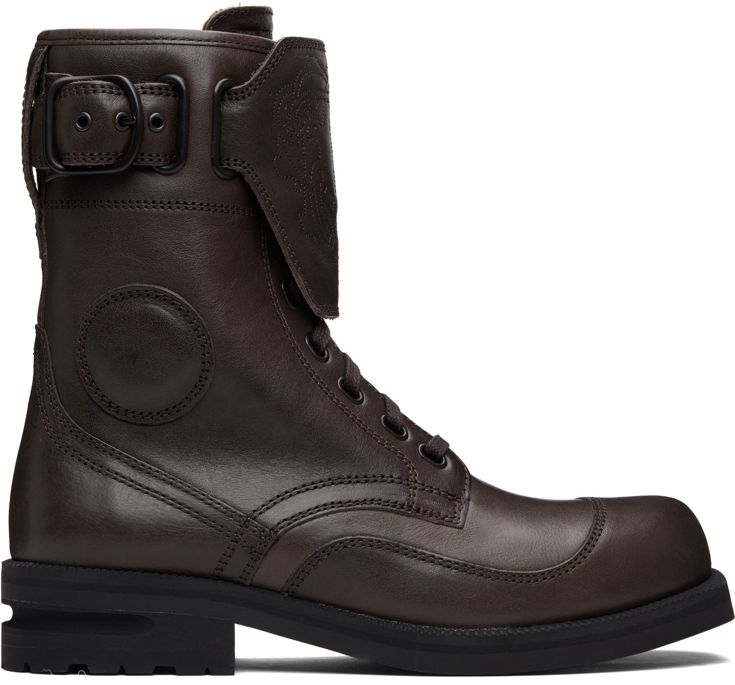 Tenisice i cipele KIKO KOSTADINOV Kiko Kostadinov Fitz Military Boots Smeđa | KKAW25FT01-157, 0