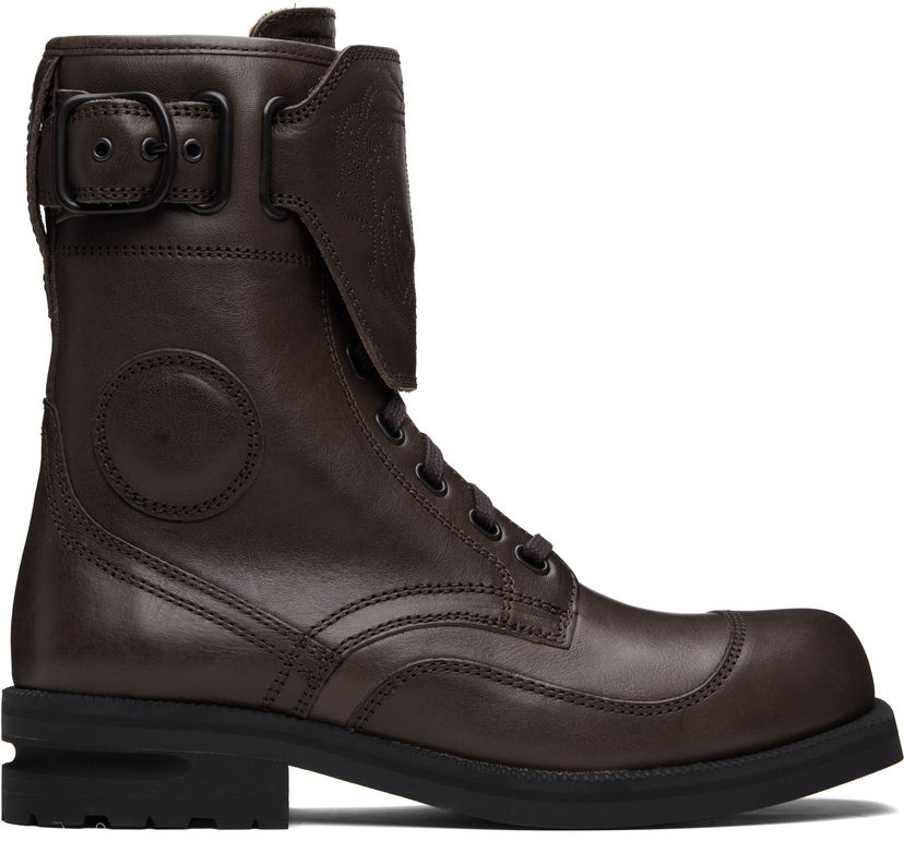 Tenisice i cipele KIKO KOSTADINOV Kiko Kostadinov Fitz Military Boots Smeđa | KKAW25FT01-157