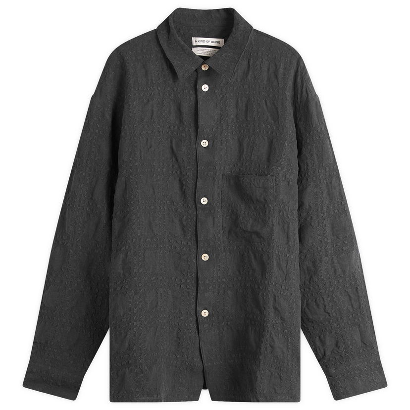 Košulja A Kind of Guise Gusto Seercheck Shirt, Size Large Crna | 107-13601-781