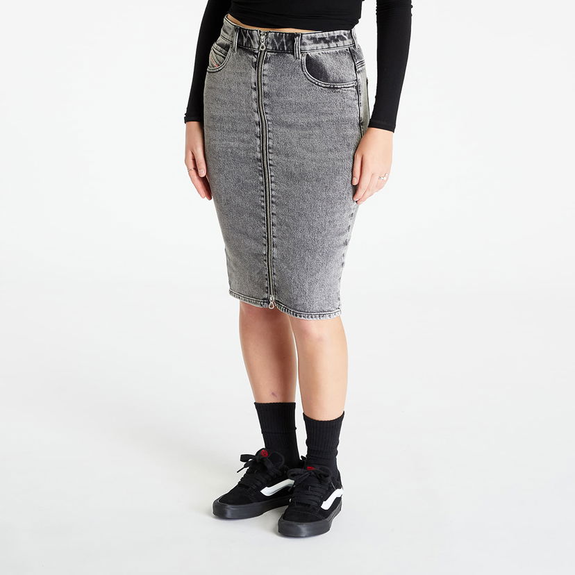 Suknja Diesel De-Pencil-Z Skirt Black/ Blue Siva | A09736_09G57 Black/ Blue