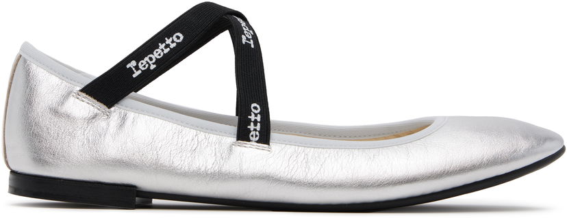 Haljina Repetto Repetto Joana Mary Jane Ballerina Flats Metalik | V184VEMD