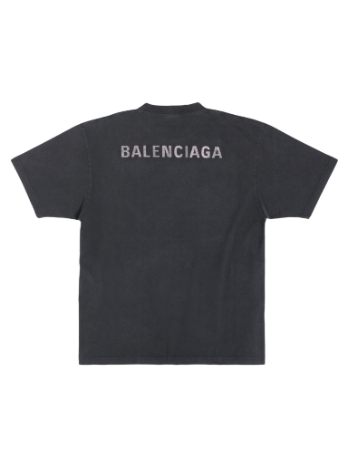 Majica kratkih rukava Balenciaga Large Fit T-shirt Crna | 641655TNVU31073