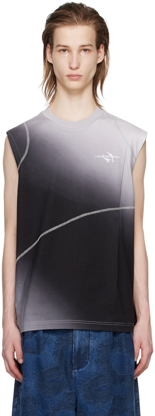 Majica bez rukava Feng Chen Wang Feng Chen Wang Deconstructed Tank Top Siva | FMS17VS01