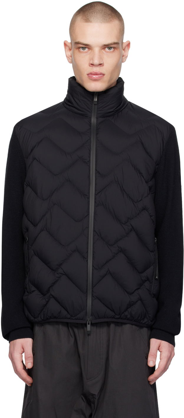 Jakna Moncler Paneled Down Jacket Crna | J10919B00002M1259