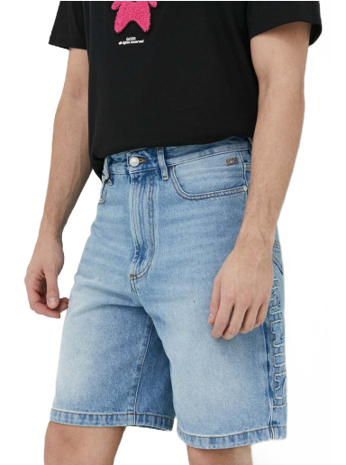 Kratke hlače GCDS Denim Shorts Plava | CC94M031404