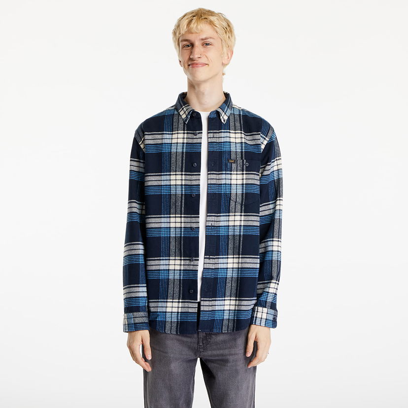 Košulja Lee Shirt Riveted Shirt Inky Blue Plava | 112355754
