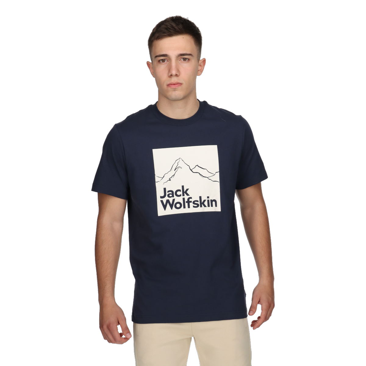 Majica kratkih rukava Jack Wolfskin Mountain Graphic T-shirt Tamnoplava | 1809021-1010, 0