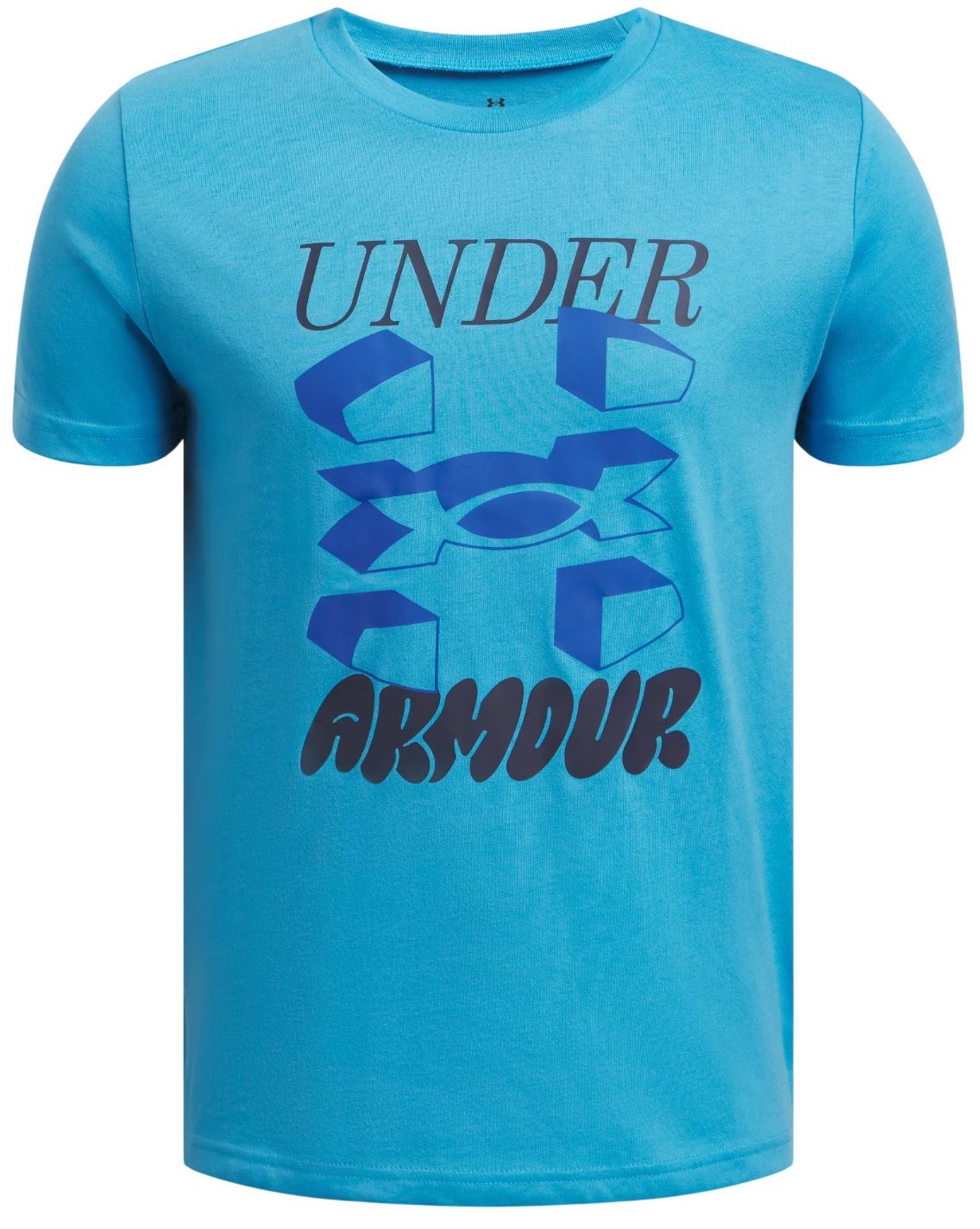 Majica kratkih rukava Under Armour Split Big Logo Short Sleeve T-Shirt Plava | 1390003-452, 0