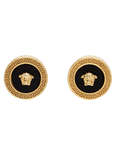 Naušnice Versace Enamel Medusa Earrings Bež | DG27256_DJMR