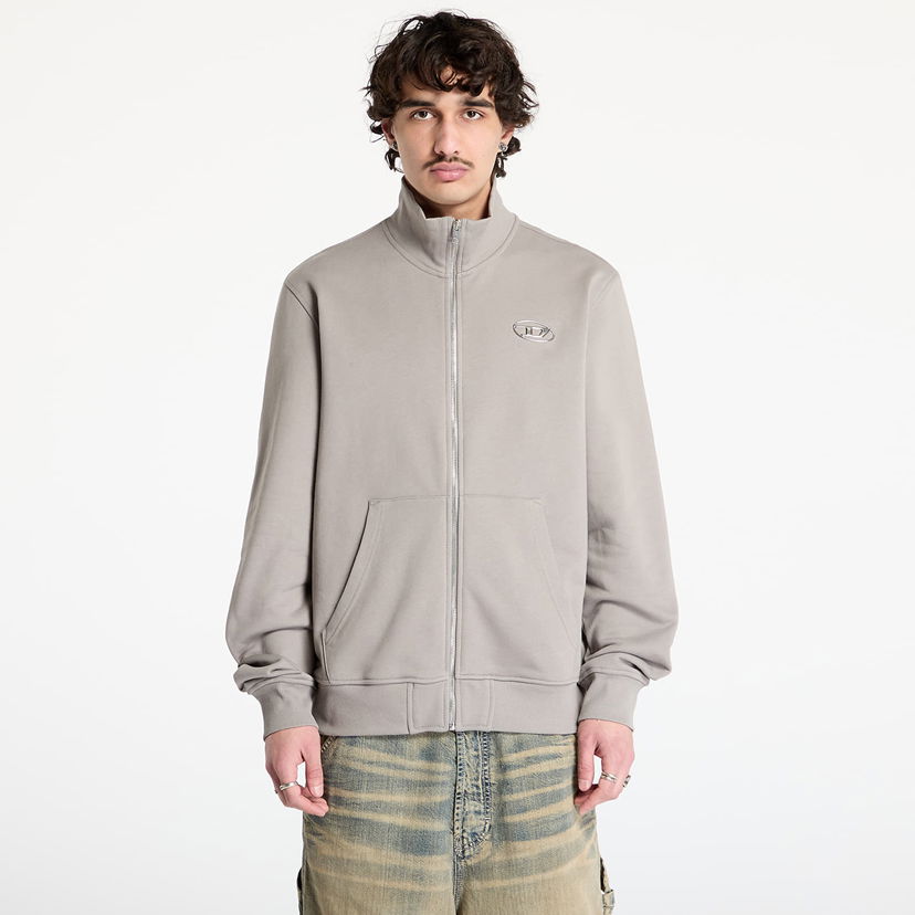 Dukserice Diesel Diesel S-Ginni-Zip-Od Sweatshirt Siva | A11439_0BMBJ Frost Gray