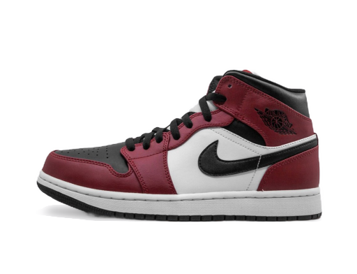 Ograničeno izdanje Jordan Air Jordan 1 Mid "Chicago Black Toe" Crvena | 554724-069