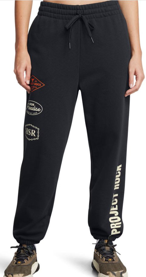 Trenirka Under Armour Project Rock Heavyweight Pants Crna | 1386445-001