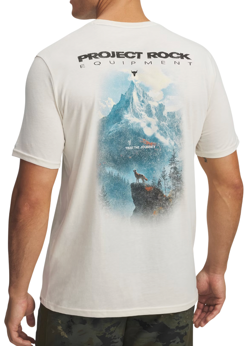 Majica kratkih rukava Under Armour Project Rock Equipment Short-Sleeve T-Shirt Bež | 6005047-279, 1