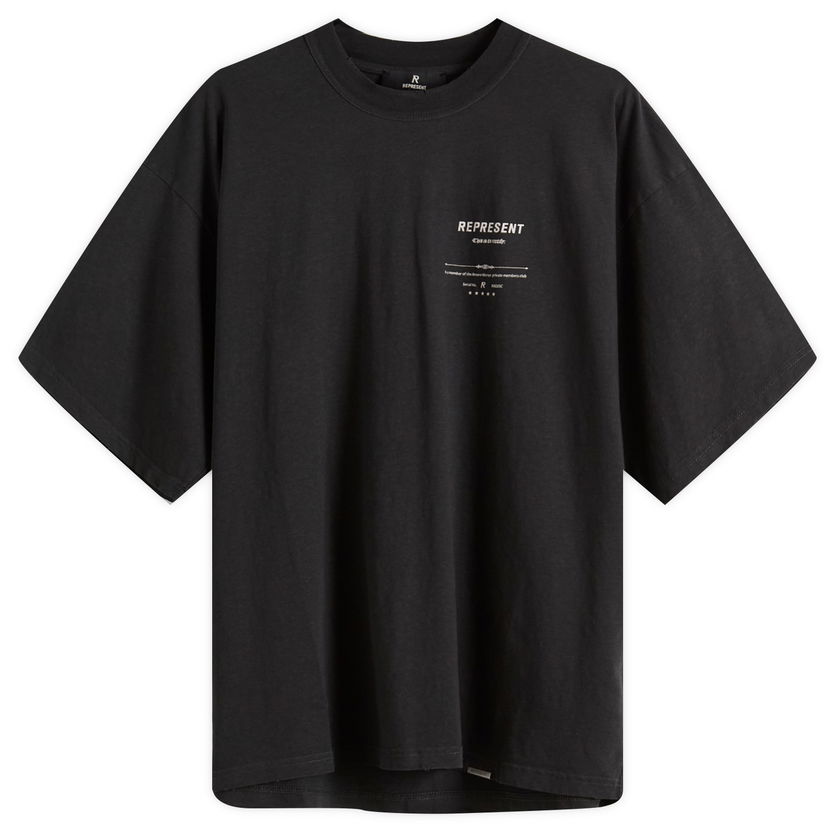Majica kratkih rukava Represent Clo Revere Manor T-Shirt, Size X-Small Crna | MLM100286-04