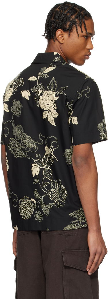 Košulja Moncler Moncler Floral Print Cotton Shirt Crna | K10912F00018598I5, 2