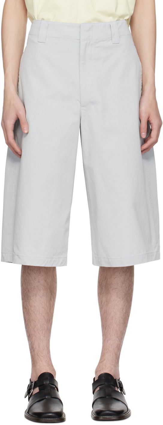 Kratke hlače LEMAIRE Lemaire Maxi Shorts Siva | PA1115 LF1255
