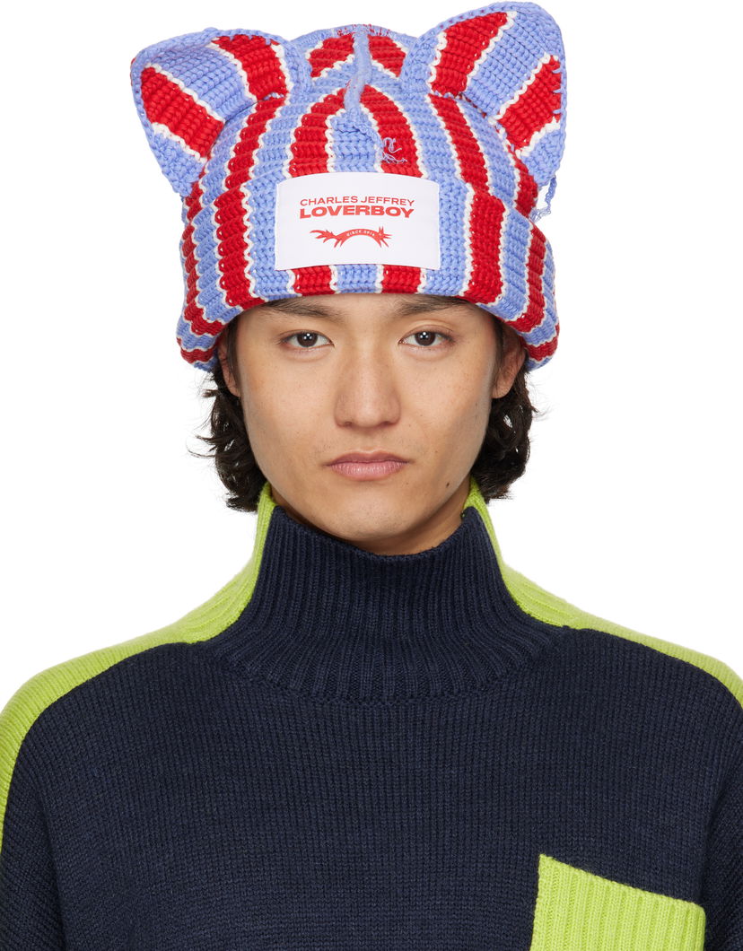 Kapica Charles Jeffrey Loverboy Charles Jeffrey LOVERBOY Chunky Knit Ears Beanie Višebojno | 54130307