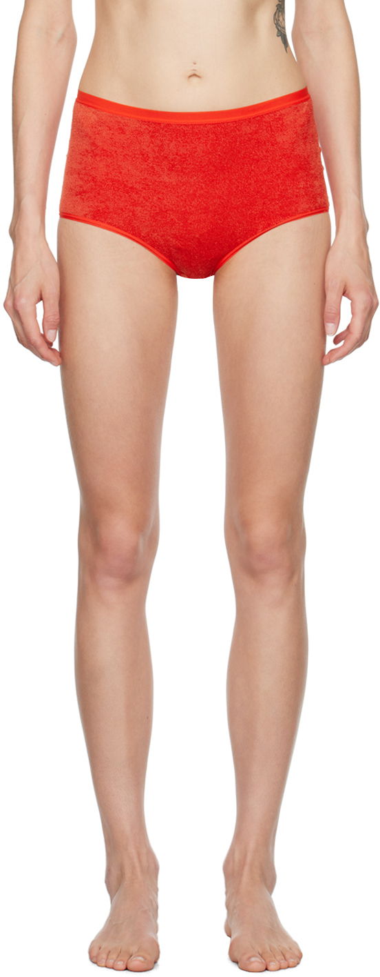 Gaćice Baserange High-Waist Bell Briefs Crvena | UNHW-VE-AU24