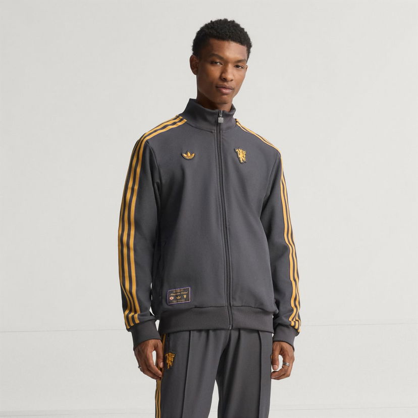 Trenerka adidas Performance Manchester United Terrace Icons Track Top Siva | JN2816