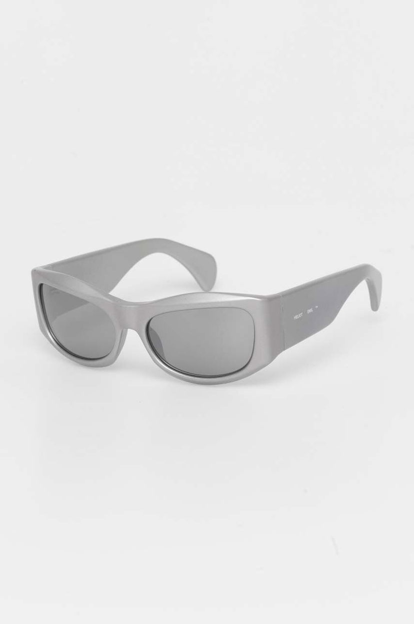 Sunčane naočale HELIOT EMIL Rectangular Sunglasses Siva | HE.16.63.GY04