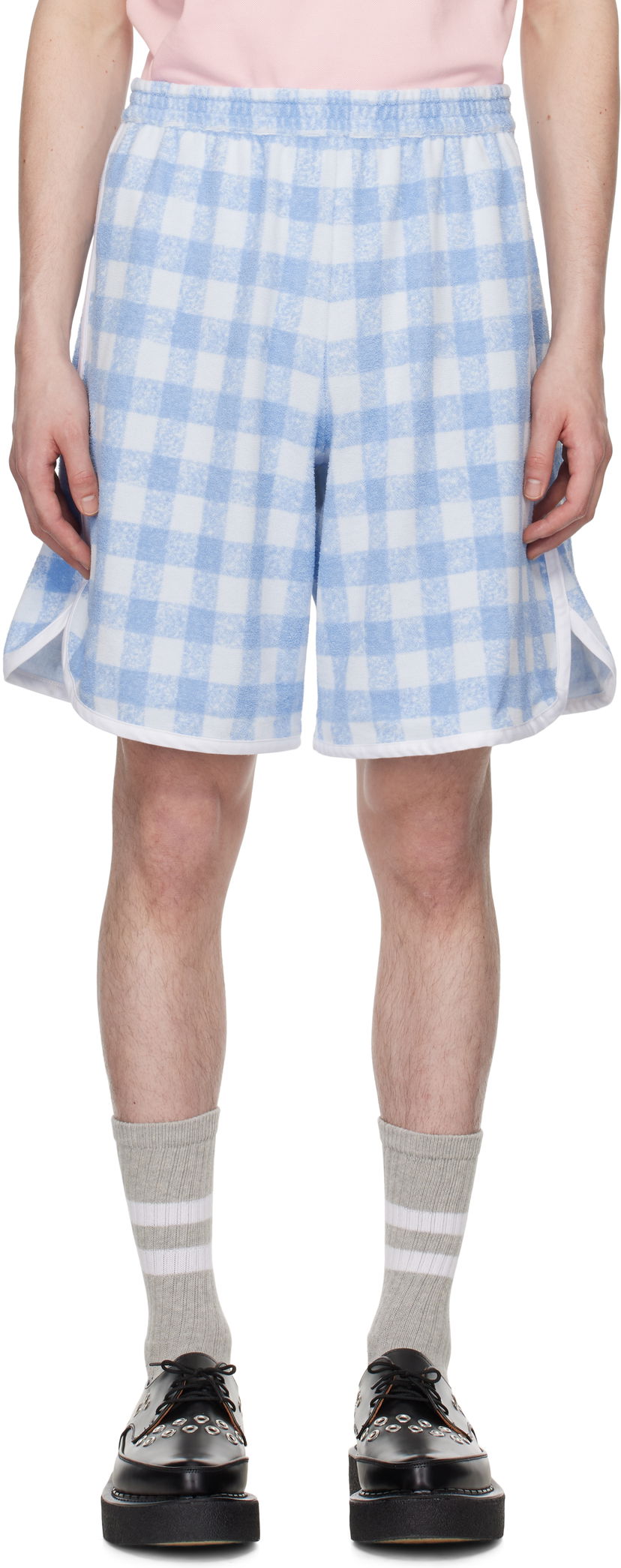 Kratke hlače Anna Sui Anna Sui Terry Track Boxer Shorts Plava | M225A41