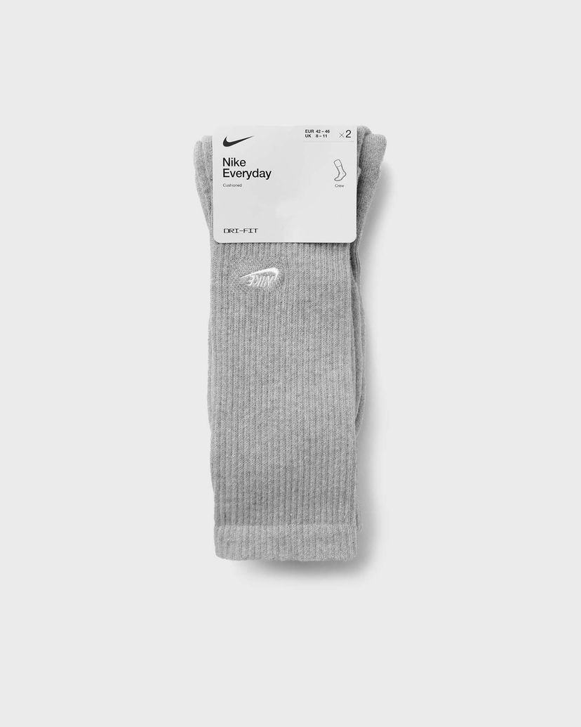 Čarape Nike Everyday Cushioned Crew Socks (2 Pairs) men Siva | FZ3073-063