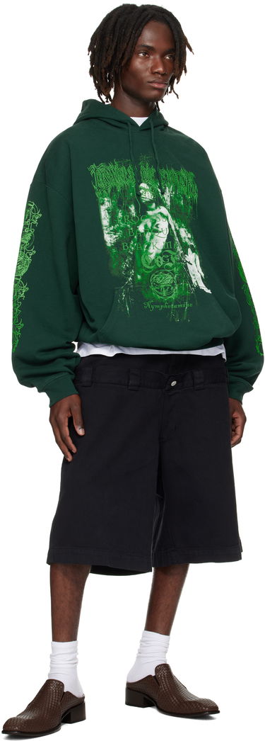 Dukserice VETEMENTS Vetements Cradle of Filth Nymphetamine Oversized Hoodie Zelena | UCF76HD750E, 3