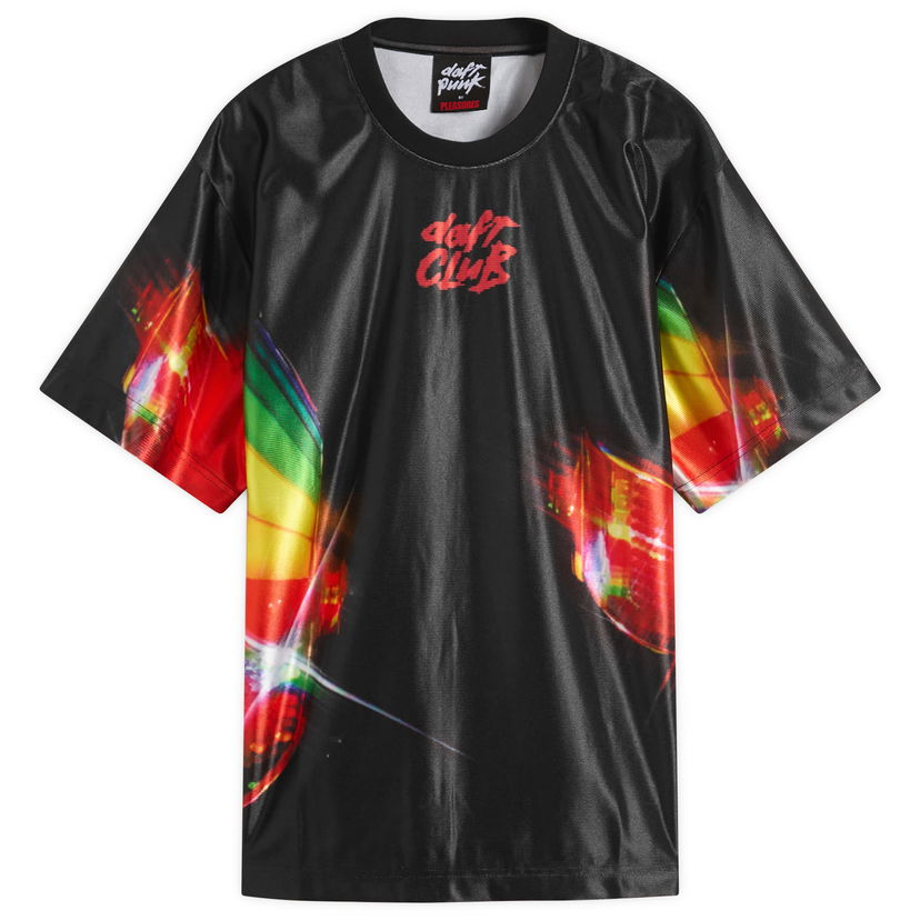 Majica kratkih rukava Pleasures Pleasures Daft Club Sport Shirt, Size Large Crna | P25DP002-BLK