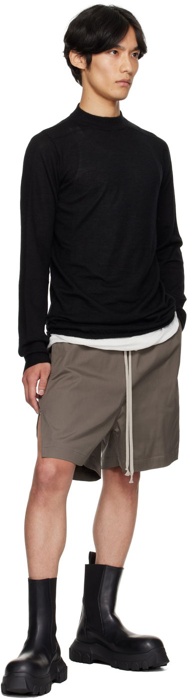 Džemper Rick Owens Rick Owens Concordians Level Lupetto Sweater Crna | RU02E1625 WS, 3