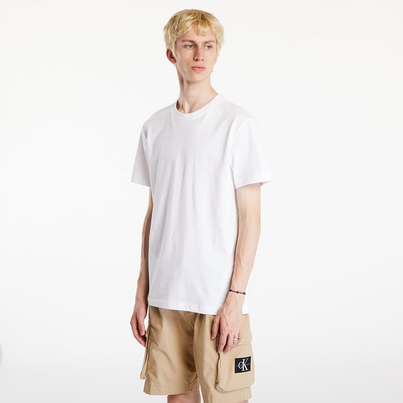 Majica kratkih rukava CALVIN KLEIN Euphoric Monologo Tee Bright White Bijela | J30J325683 YAF