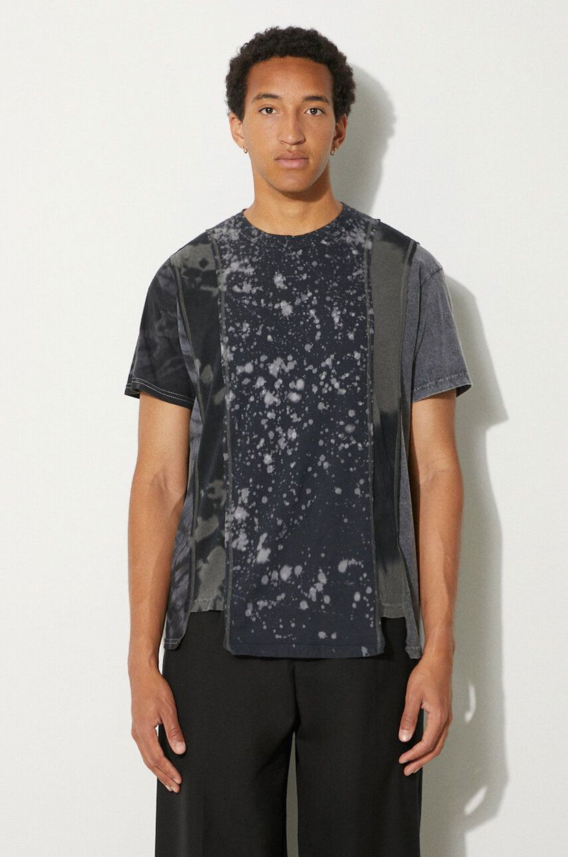 Majica kratkih rukava Needles Needles 5 Cuts Short Sleeve T-Shirt Crna | OT307