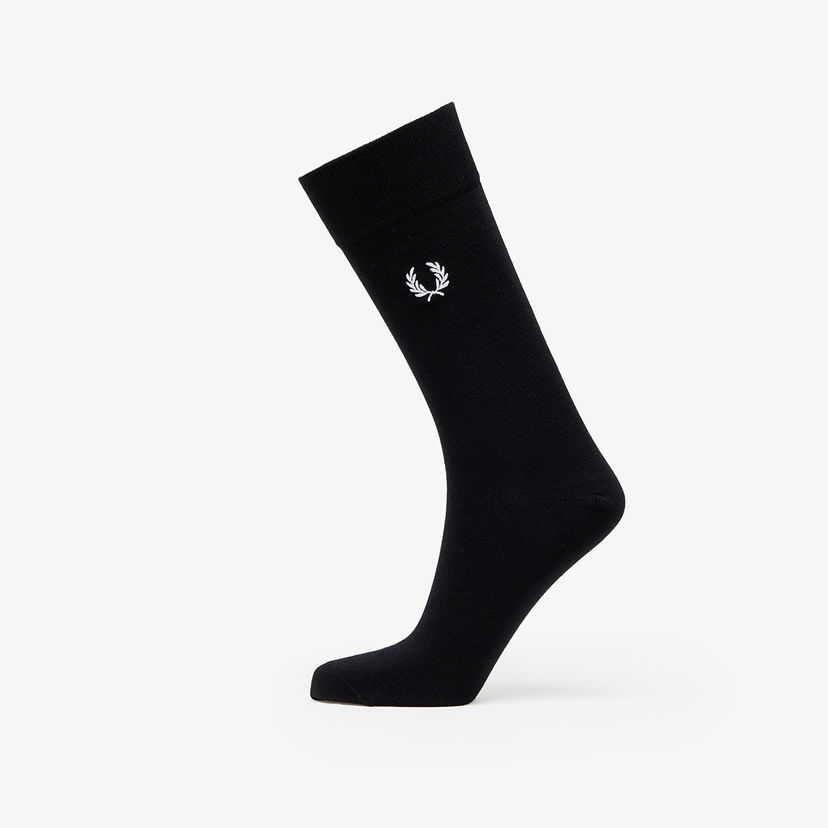Čarape Fred Perry Classic Laurel Wreath Sock Black Crna | C7135 843