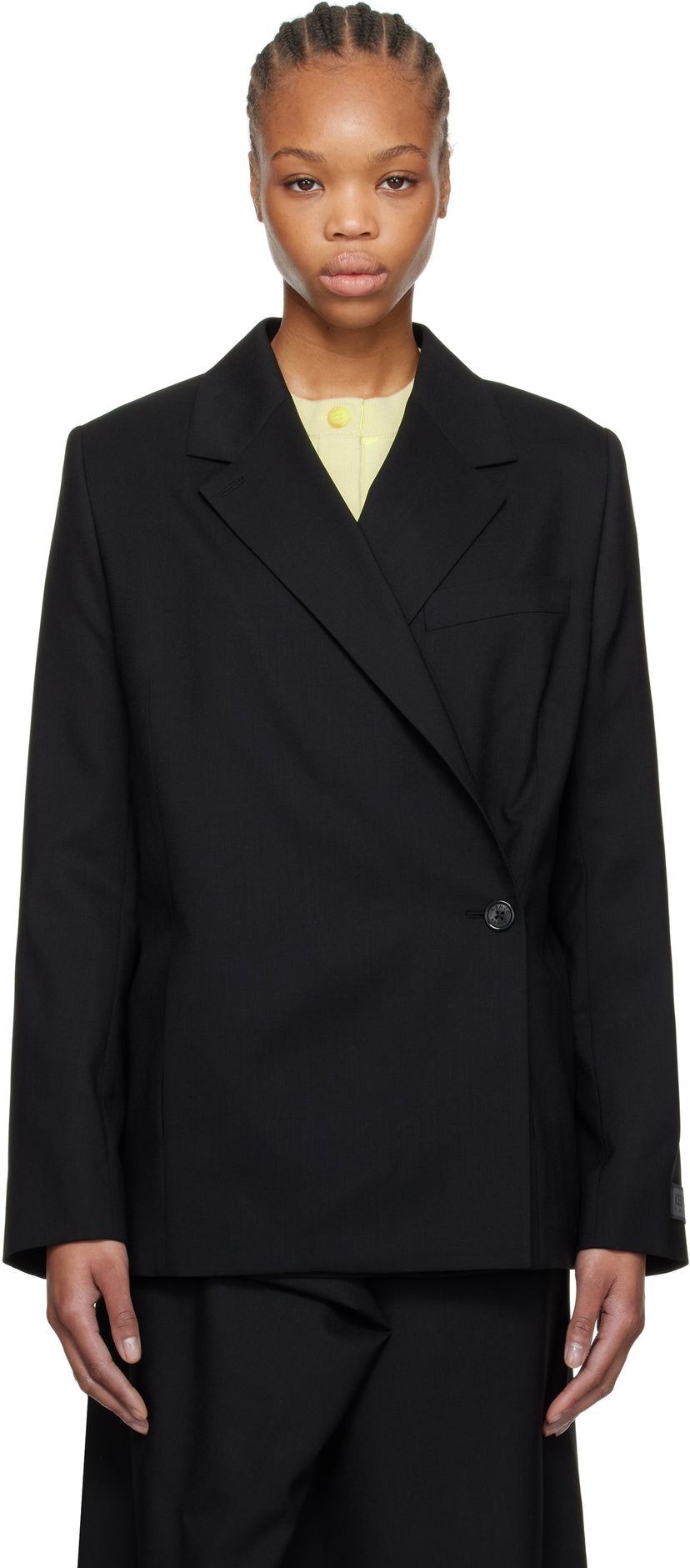 Jakna KENZO Kenzo Paris Virgin Wool Blazer Crna | FF52VE2589RA