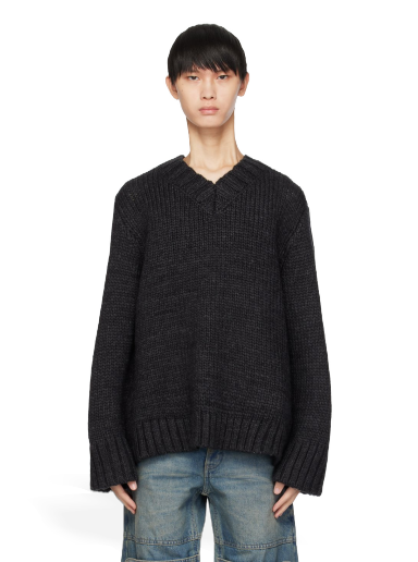 Džemper GUESS USA V-Neck Sweater Crna | M3BR00Z38F0