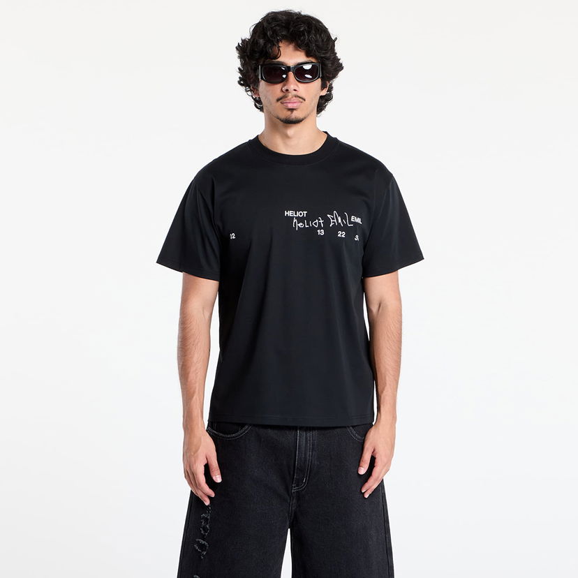 Majica kratkih rukava HELIOT EMIL HELIOT EMIL Fulgens T-Shirt Crna | PREAW25_M_09_141_BLK01