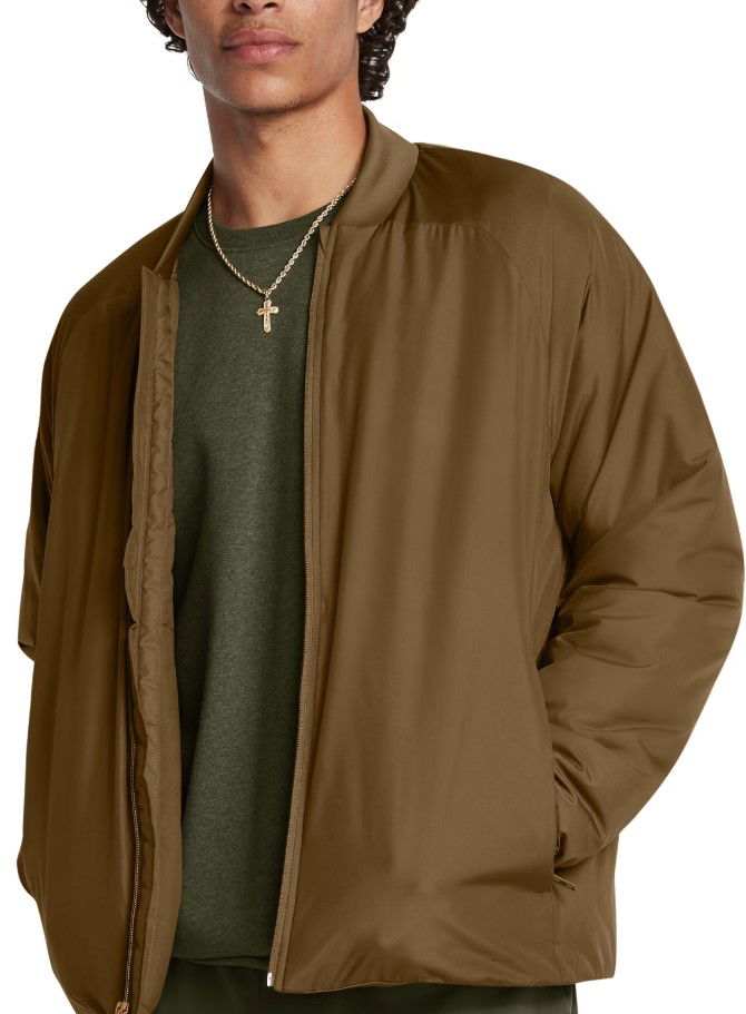 Bomber jakna Under Armour Unstoppable Insulated Bomber Jacket Smeđa | 1388903-498