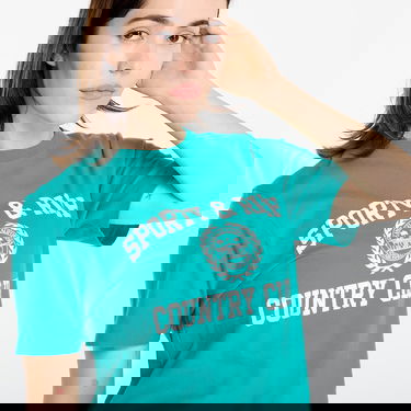 Majica kratkih rukava Sporty & Rich Varsity Crest Soft T-Shirt UNISEX Spring Green Zelena | TO089625218GR37, 1