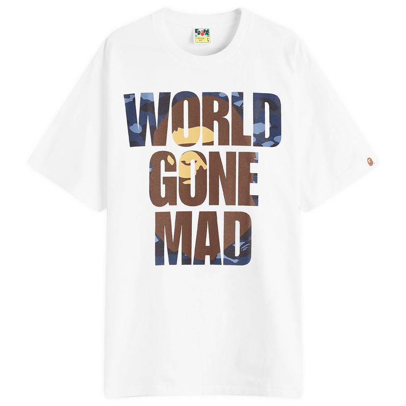 Majica kratkih rukava BAPE Color Camo WGM Ape Head T-Shirt, Size Large Bijela | 001TEK801024M-WHT