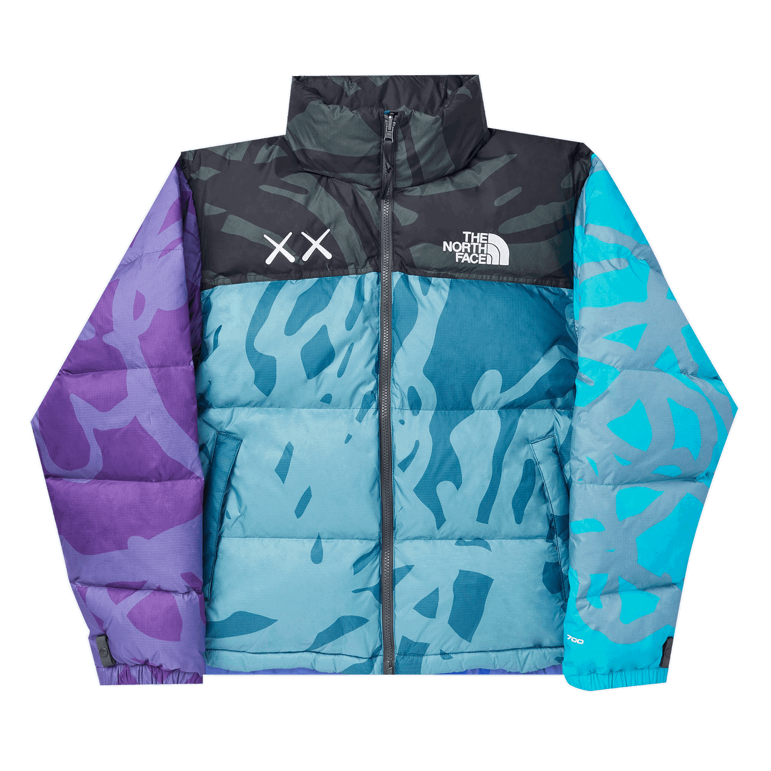 Pernata jakna The North Face KAWS x Retro 1996 Nuptse Puffer Jacket Višebojno | NF0A7WLU75S, 0