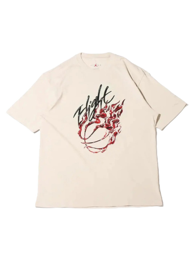 Majica kratkih rukava Jordan Travis Scott x Flight Graphic Tee Cream Bež | DO4101-104