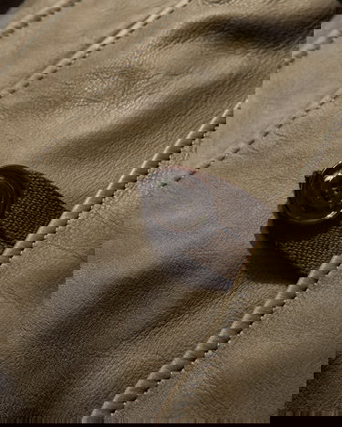 Bomber jakna OUR LEGACY Compel Leather Bomber Jacket with Fur Hood Zelena | M4259CO 001, 3