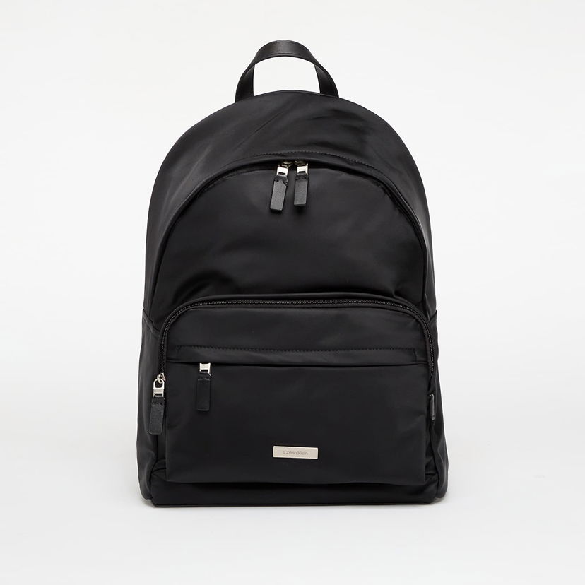 Ruksak CALVIN KLEIN Calvin Klein Sleek Round Backpack Crna | LV04D3143G UB1