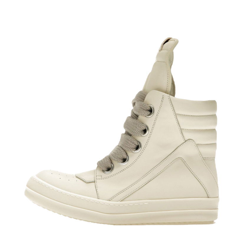 Tenisice i cipele Rick Owens Lido Geobasket Jumbo Laced Bijela | RP01D2898-LCOW2-1111