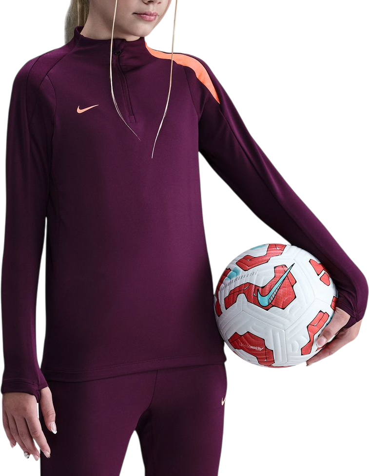 Dukserice Nike Strike Drill Long-Sleeve 1/4-Zip Top Tamnocrvena | fn8413-610, 0