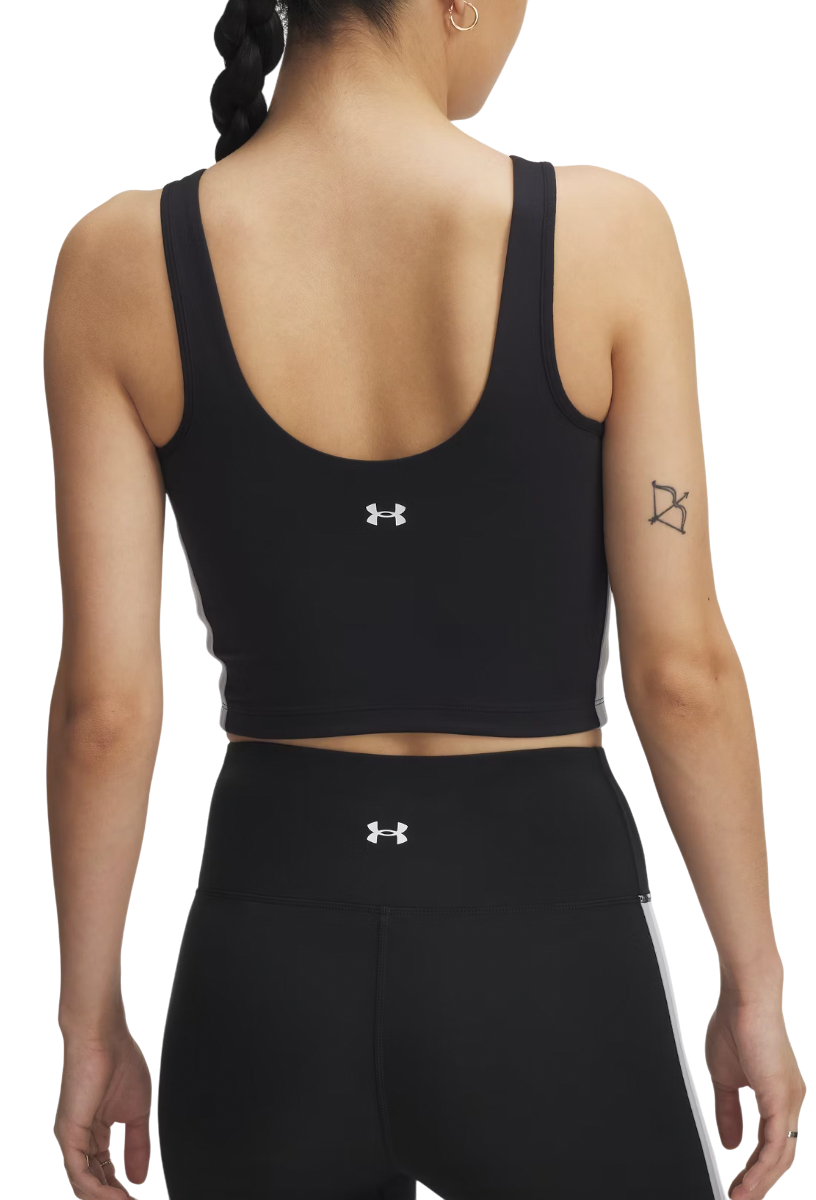 Crop top Under Armour UA Motion Sport Tape Crop Tank Crna | 6005844-006, 1